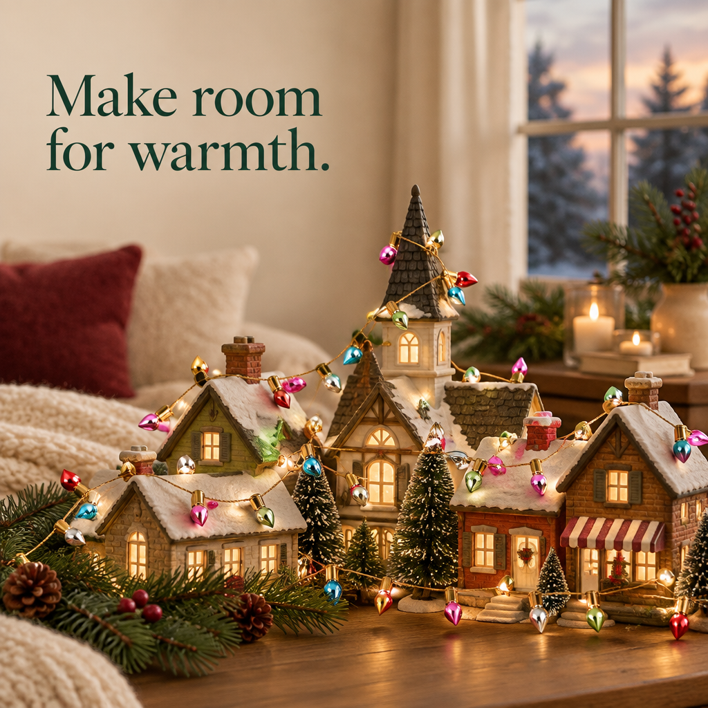 Miniature Decorative String Lights – 16 ft — in use
