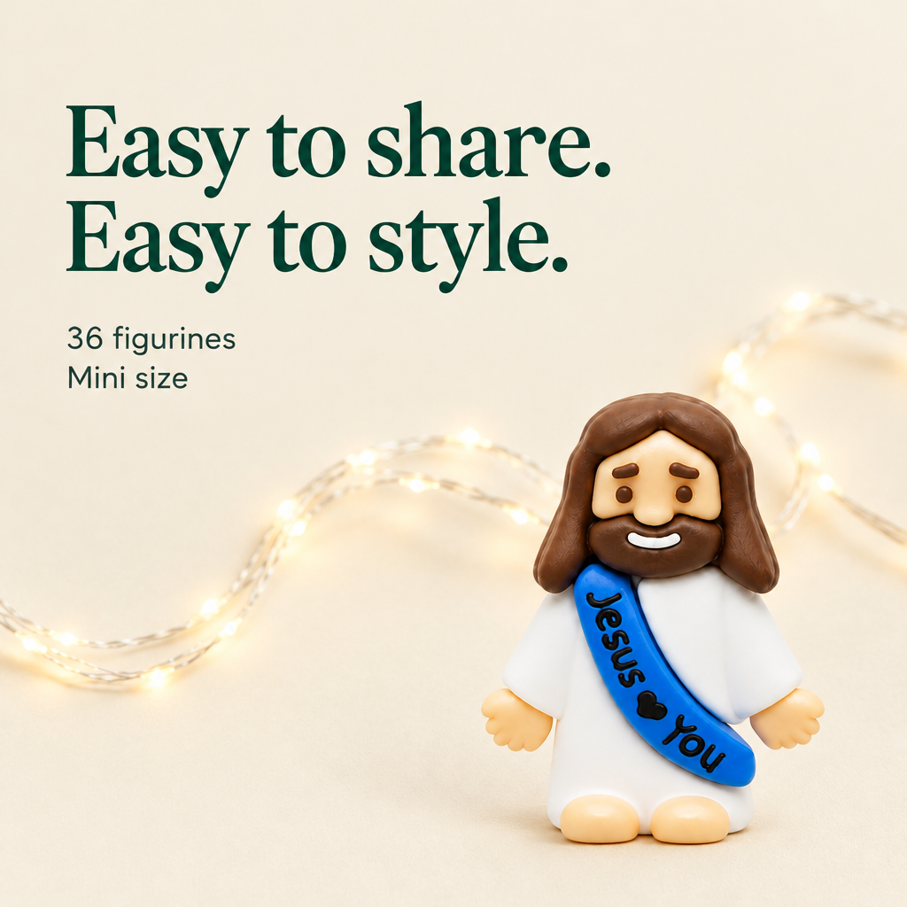 Mini Jesus Figurines – 36 Pack — details
