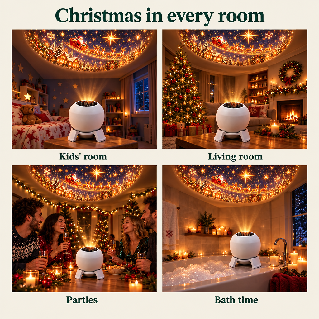 Use it in the kids' room, living room, parties and bath time