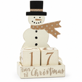 Snowman Days 'til Christmas Block Countdown — product