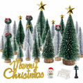 Miniature Pine Trees & Village Accessories – 36 Pieces — product