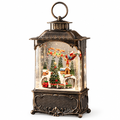 Musical Snow Globe Lantern – Santa's Village — product