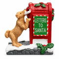 Puppy & Letters to Santa Mailbox – Village Figurine — product