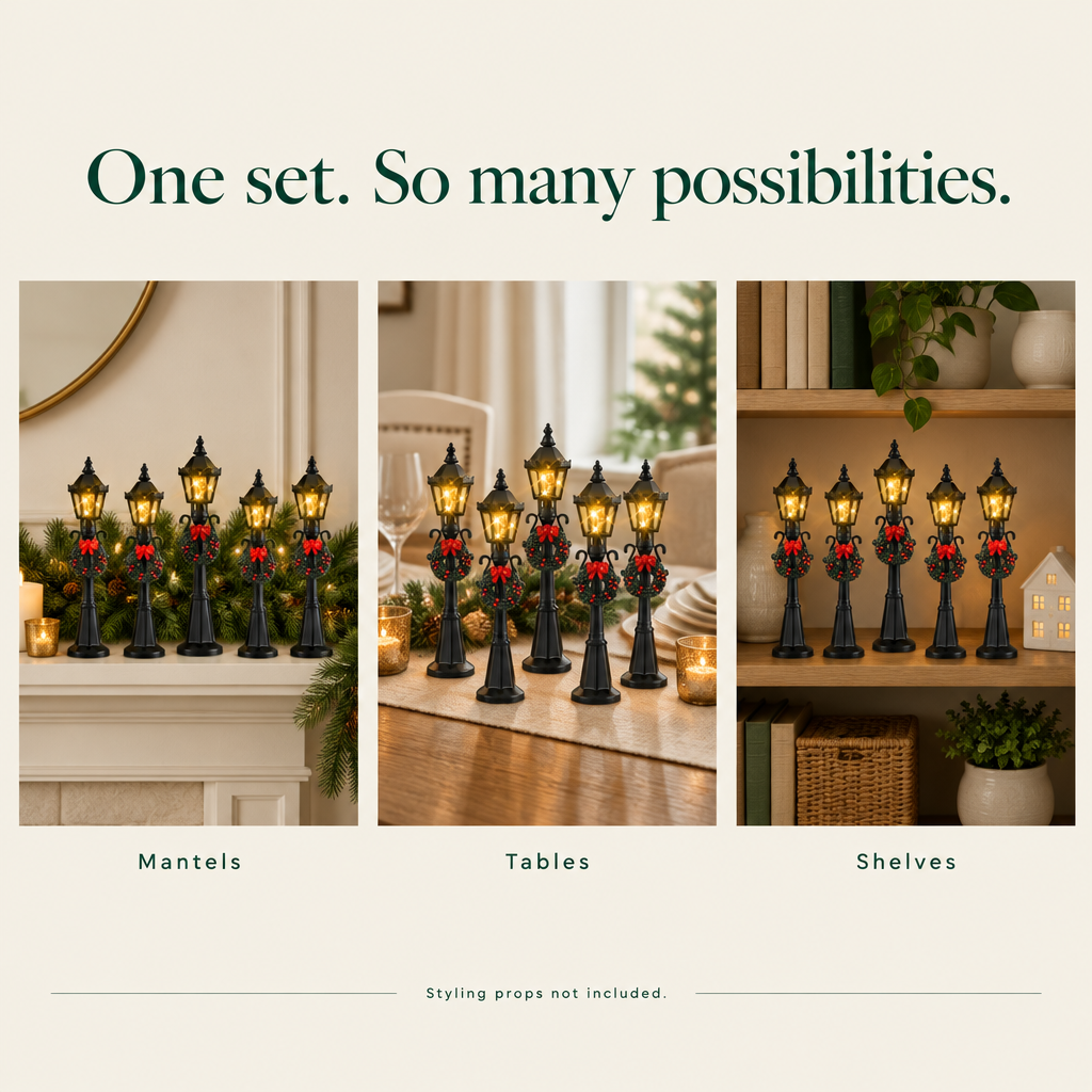Miniature Village Street Lamps – 4 Pack — possibilities