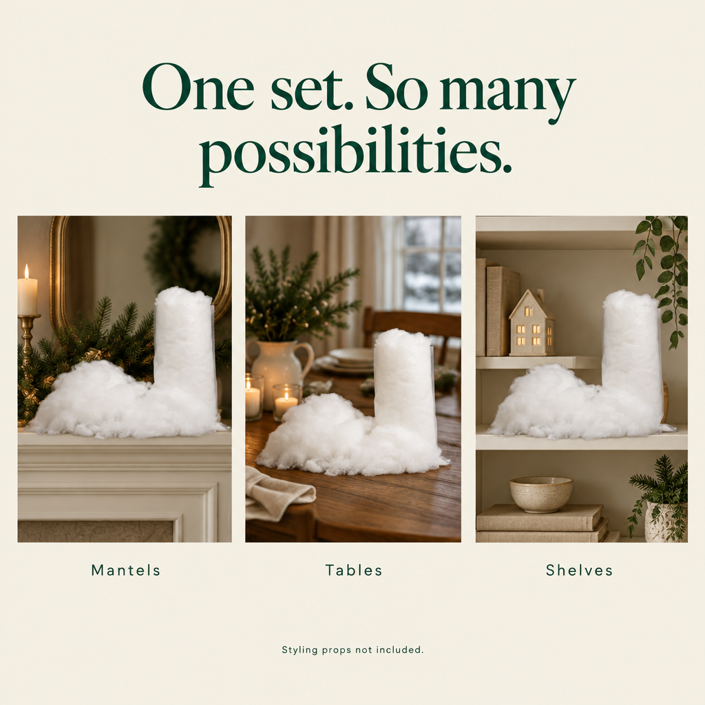 Fluffy Artificial Snow – 5.6 oz — possibilities