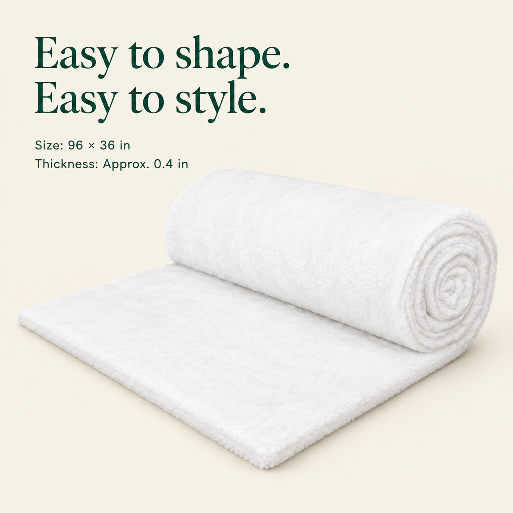 Thick Fluffy Snow Blanket – 3 × 8 ft — details