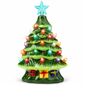 Mini Ceramic Christmas Tree with Lights – 7 in — product