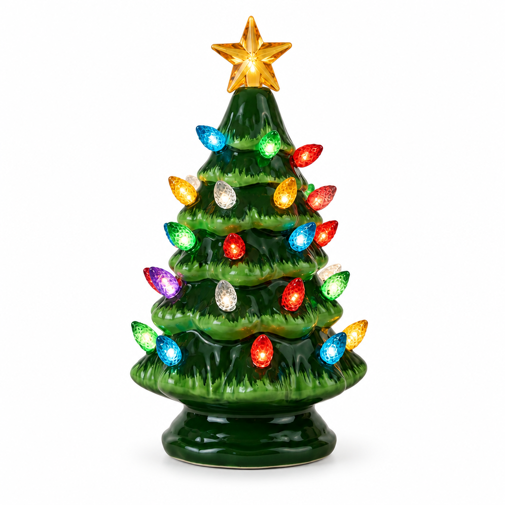 Lighted Ceramic Christmas Tree – 6.75 in — product