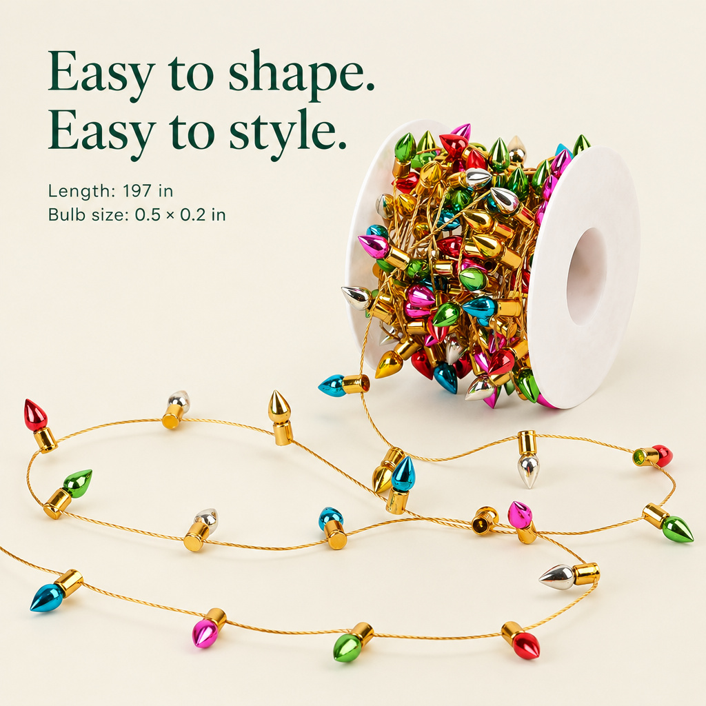 Miniature Decorative String Lights – 16 ft — details