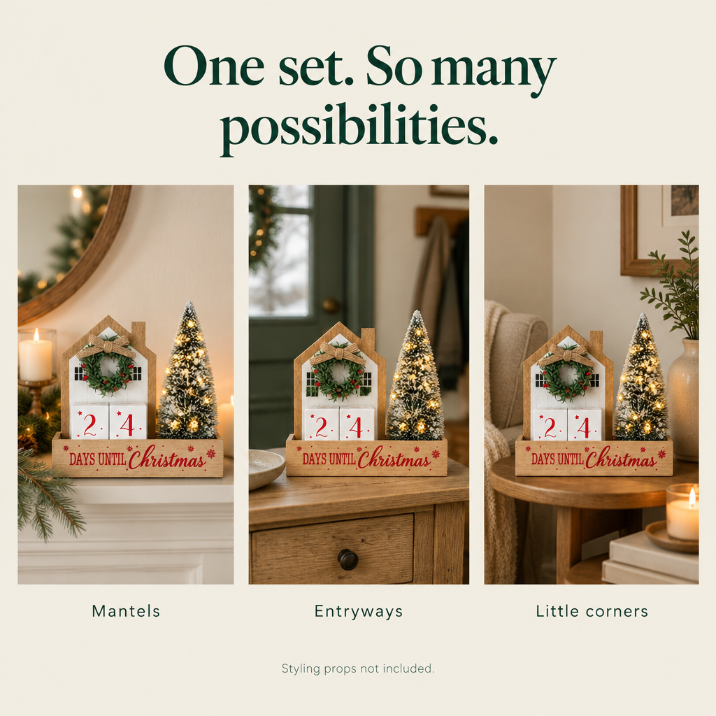Light-Up Christmas Tree Countdown – 99 Days — possibilities
