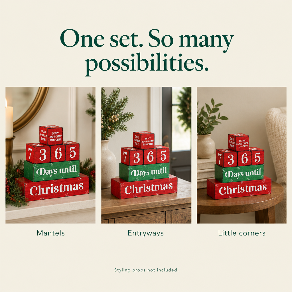 365 Days Christmas Countdown Set – 7 Pieces — possibilities