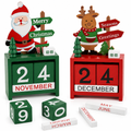 Wooden Countdown Calendar Blocks – 2 Pack — product