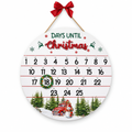 Wooden Wreath Countdown Calendar – 10.5 in — product