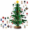 Christmas Tree Advent Calendar with 24 Ornaments — product