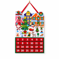 Santa Felt Advent Calendar – 24 Pockets — product