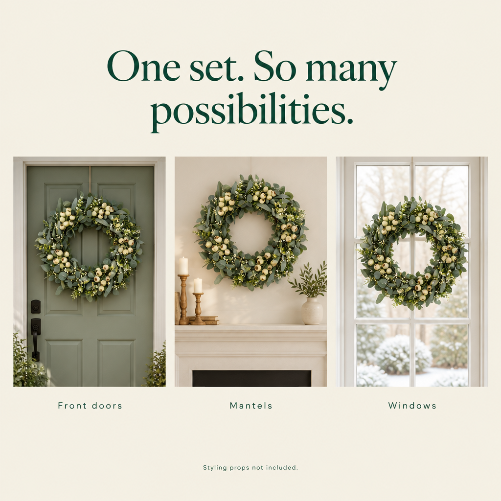 Eucalyptus Wreath – 20 in — possibilities