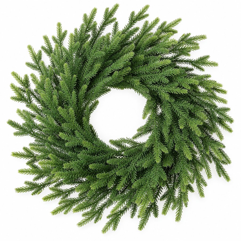 Real Touch Norfolk Pine Wreath – 22 in — product