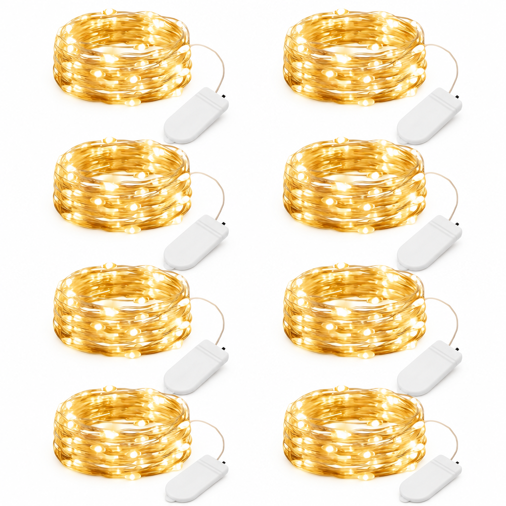 Mini Fairy Lights – 6 Pack, 7 ft — product