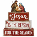 Nativity Book Stack with Baby Jesus – 4 Pieces — product
