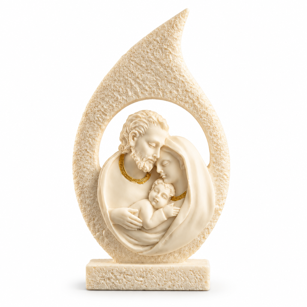 Holy Family Resin Figurine — product