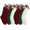 Knitted Christmas Stockings – 6 Pack, 18 in — product