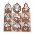 Sheet Music Nativity Ornaments – 18 Pack — product