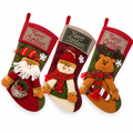 Santa, Snowman & Reindeer Stockings – 3 Pack, 18 in — product