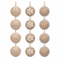 Farmhouse Shatterproof Ball Ornaments – 12 Pack — product