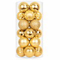 Small Gold Ball Ornaments – 24 Pack — product