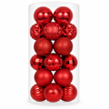 Small Red Ball Ornaments – 24 Pack — product