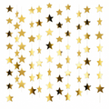 Gold Glitter Star Garland – 10 Strands, 13 ft — product