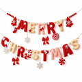 Merry Christmas Felt Letter Garland — product
