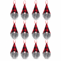 Plush Tomte Gnome Ornaments – 8 Pack — product