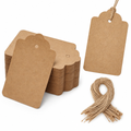 Kraft Gift Tags with Twine – 100 Pack — product
