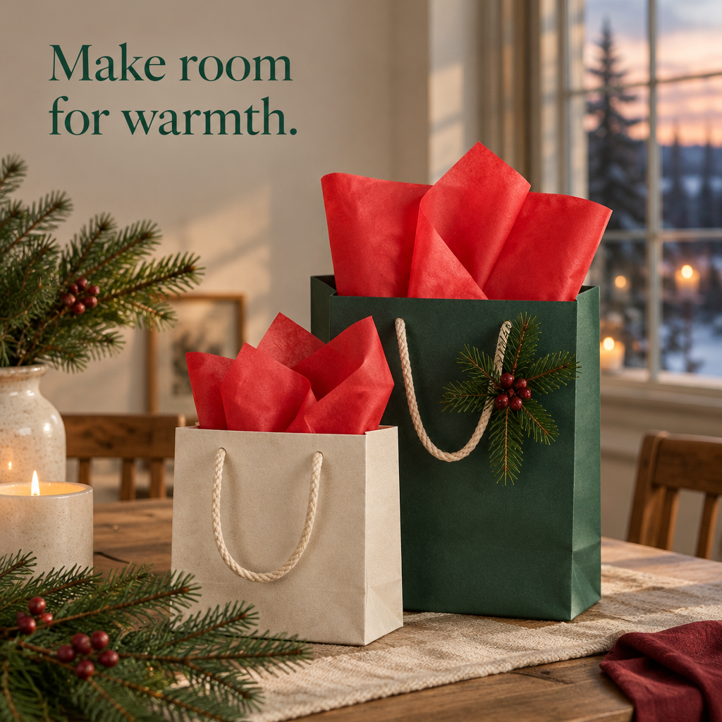 Christmas Tissue Paper – 72 Sheets — in use
