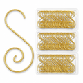 Gold S-Hook Ornament Hangers – 120 Pack — product