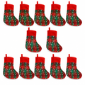 Mini Plaid Stockings – 12 Pack — product
