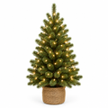 Pre-Lit Mini Pine Christmas Tree – 3 ft — product