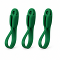 Green Silicone Christmas Garland Hangers – 12 Pack