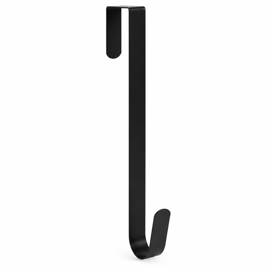 Black Over-the-Door Christmas Wreath Hanger – 15 in — product