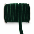 Dark Green Velvet Ribbon – 5/8 Inch, 10 Yards — product