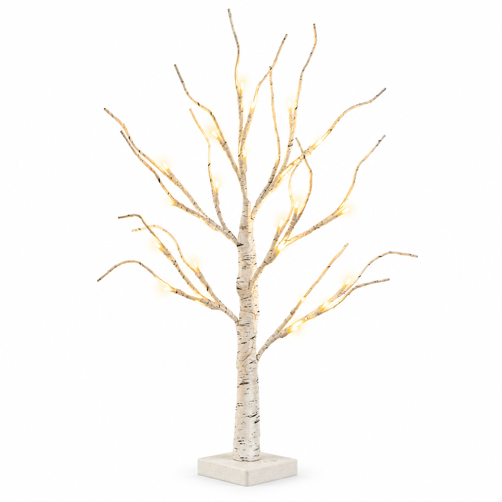 Lighted Birch Tree Centerpiece – 2 ft, 24 LEDs — product