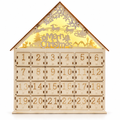 LED Wooden Advent Calendar with 24 Drawers — product