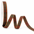 Red Checkered Gingham Ribbon – 3/8 Inch, 25 Yards — product