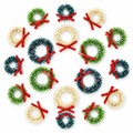 Miniature Sisal Wreaths – 18 Pieces — product