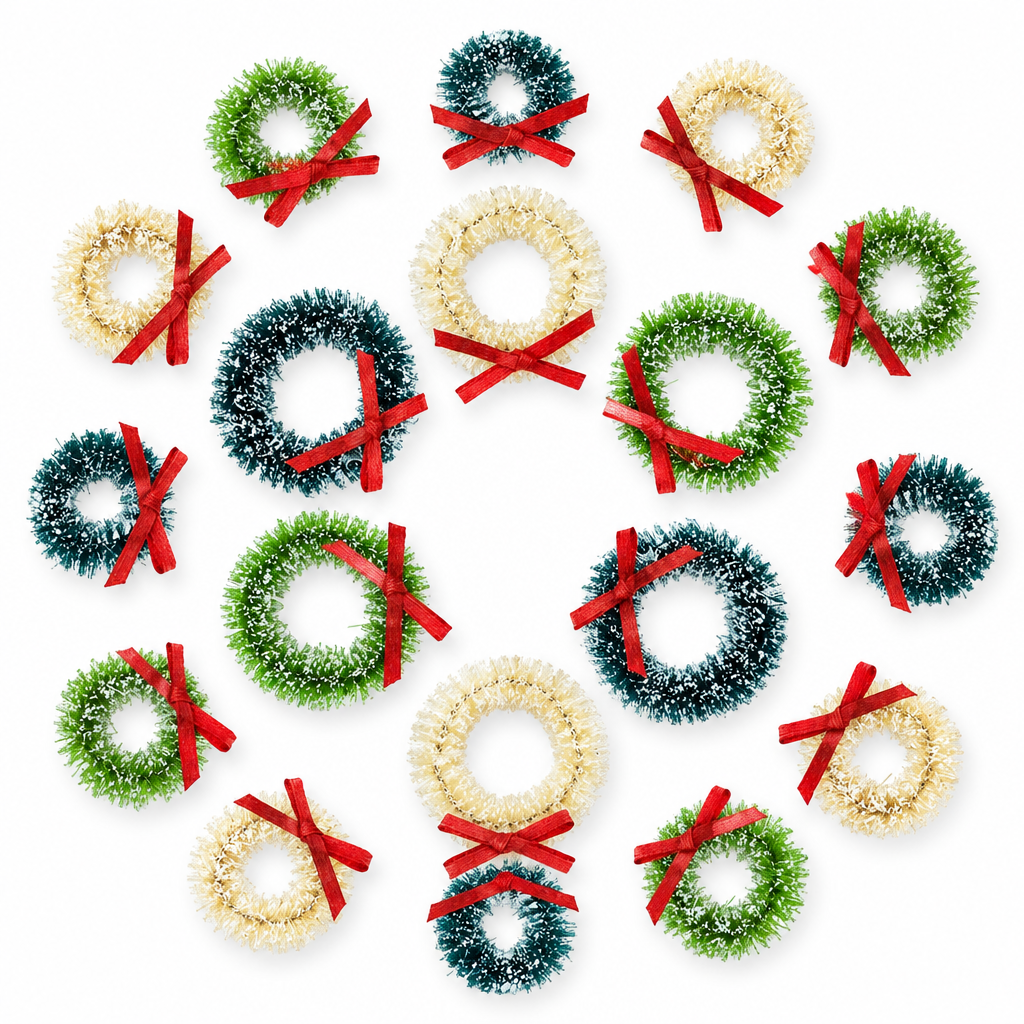 Miniature Sisal Wreaths – 18 Pieces — product
