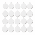 White Acrylic Christmas Ornament Blanks – 20 Pack — product