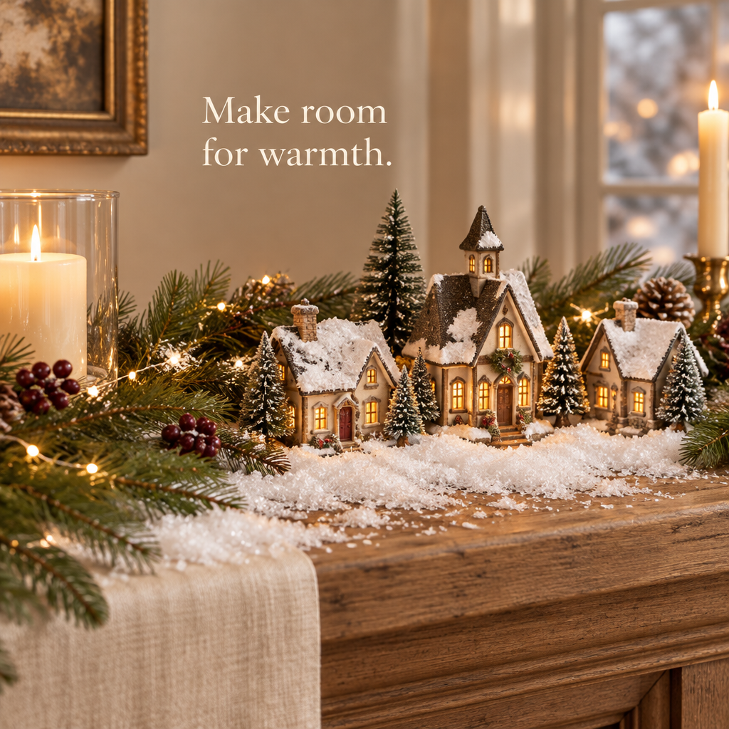Artificial Decorative Snow Flakes for Christmas Displays — in use