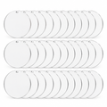 Clear Acrylic Ornament Blanks – 30 Pack, 4 Inch — product