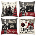 Merry Christmas Red Pillow Cover Set – 4 Pack — product
